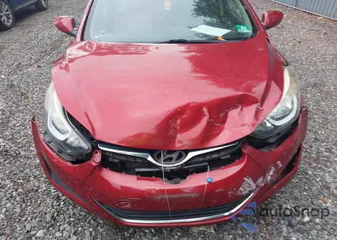 2016 Hyundai Elantra Se from USA, damaged, VIN 5NPDH4AE1GH726488